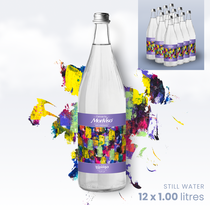 1.0L x 12 Canvas by MonViso Still Natural Mineral Water